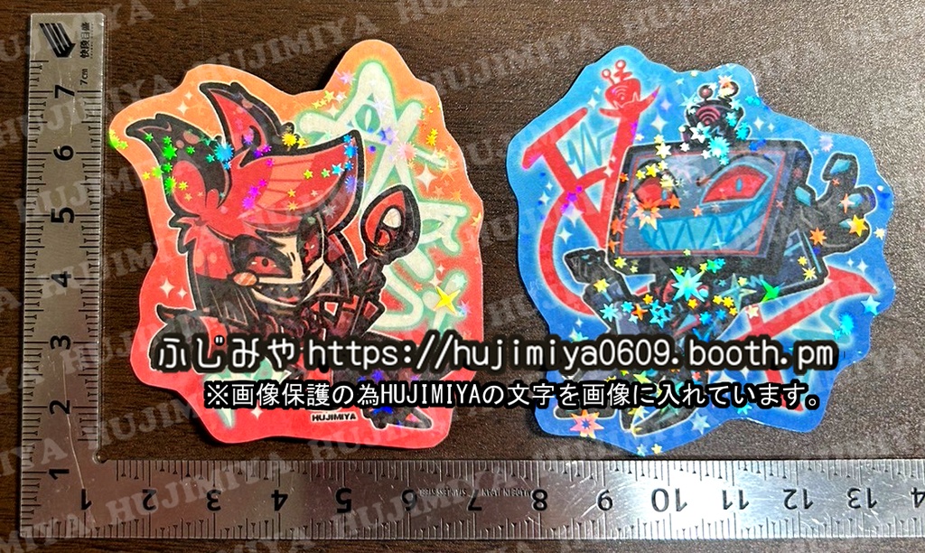 ハズビンホテル💗HazbinHotel💗ホログラムシール