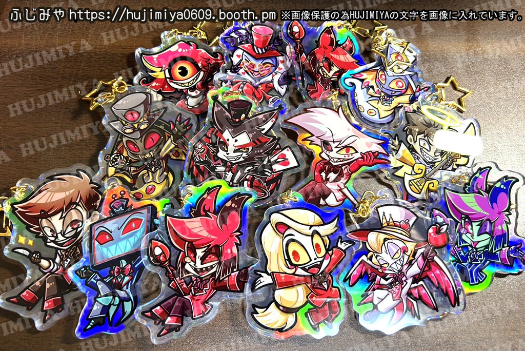 ハズビンホテル★オーロラアクリルキーホルダー★②