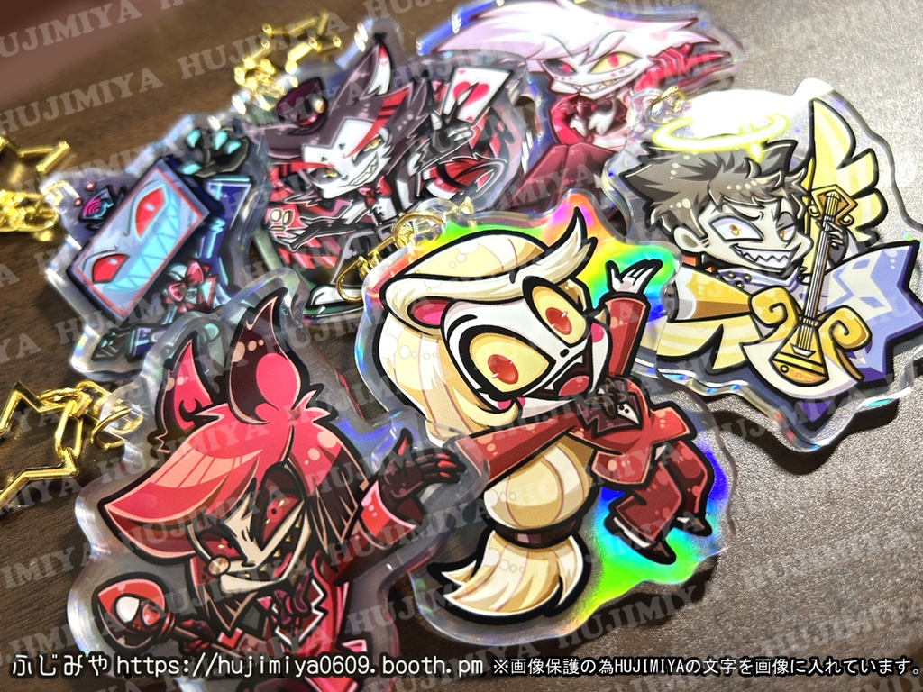 ハズビンホテル★オーロラアクリルキーホルダー★②