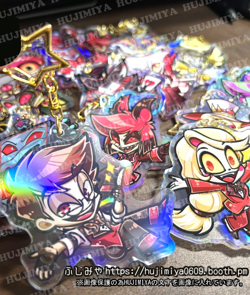 ハズビンホテル★オーロラアクリルキーホルダー★②