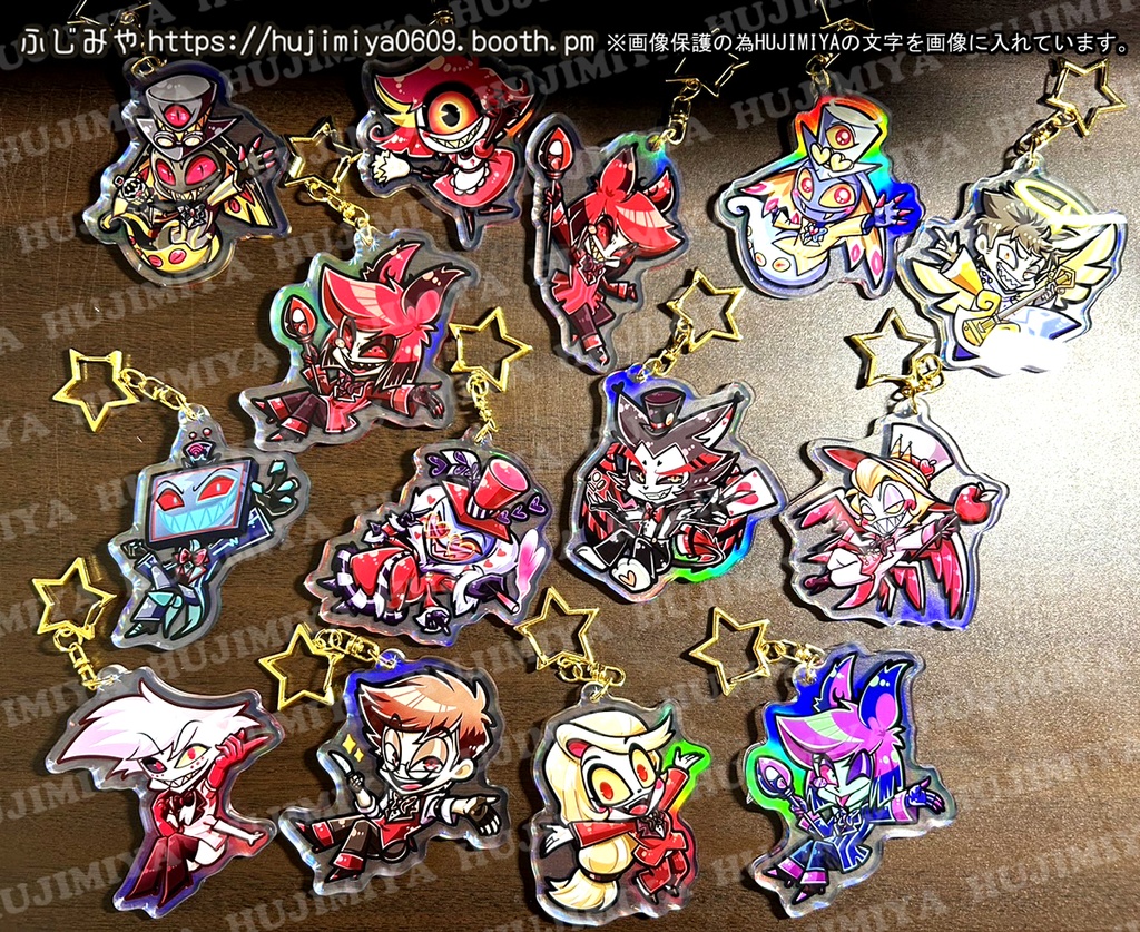 ハズビンホテル★オーロラアクリルキーホルダー★②