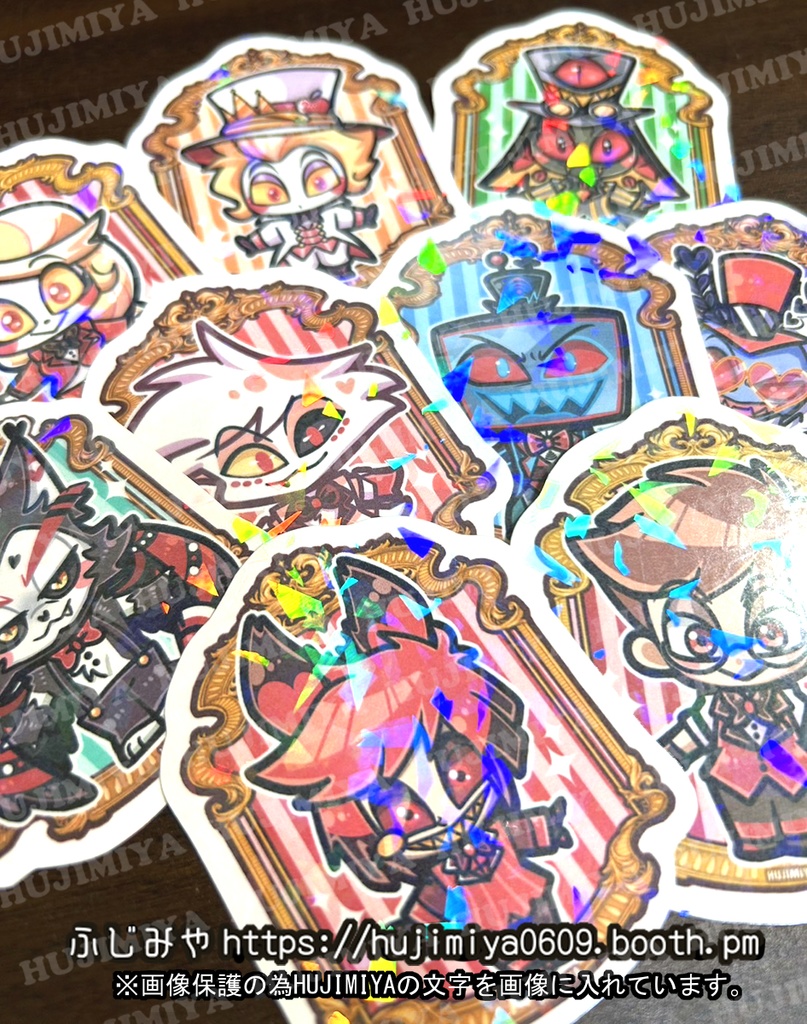 ハズビンホテル💗Hazbin Hotel💗ミニホログラムシール②