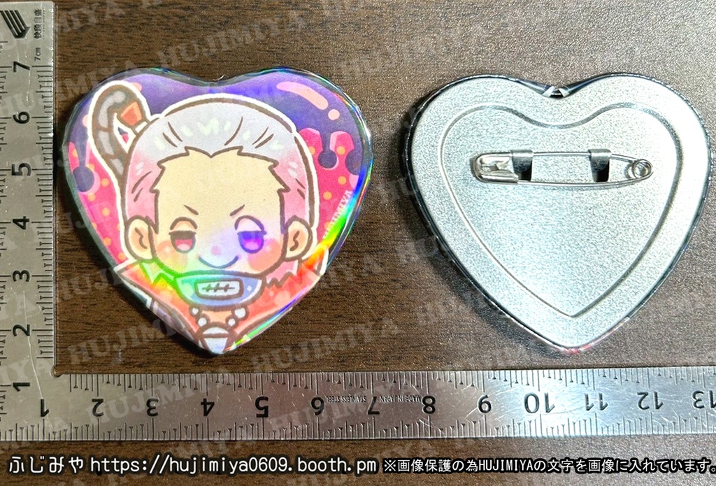 NARUTO★暁ハート缶バッチ💗