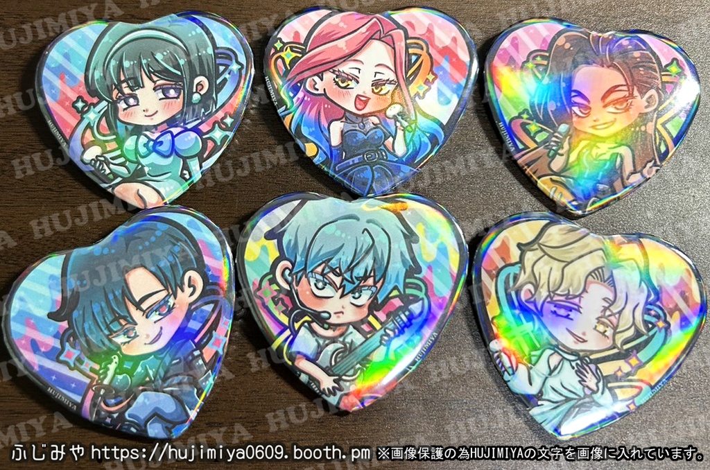 ALIEN STAGE★ハート缶バッチ★에일리언 스테이지