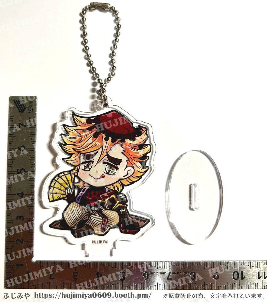 鬼滅の刃★ 憎珀天&喜怒哀楽★アクリルスタンド&キーホルダー