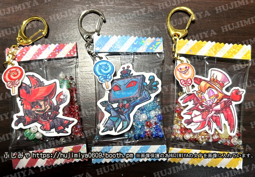 ハズビンホテル💗キャンディバック風💗キーホルダー③