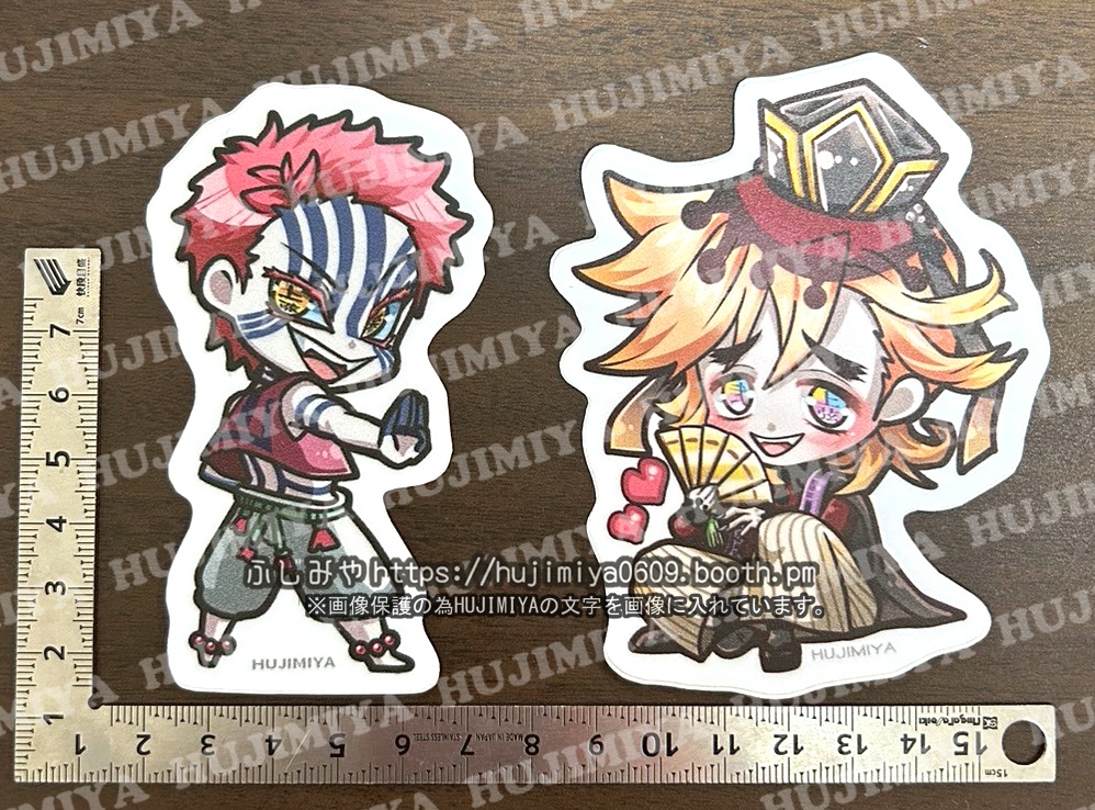 鬼滅の刃★防水ステッカー【鬼】