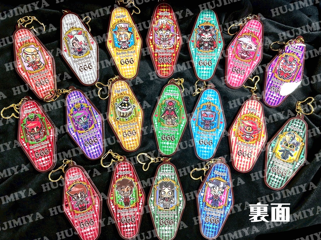 💖ハズビン・ホテル💖グリッター入りアクリルキーホルダー