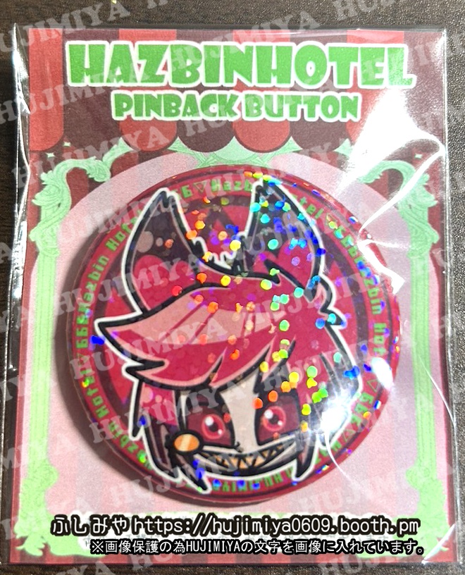 ハズビンホテル💗Hazbin Hotel💗44㎜缶バッチ