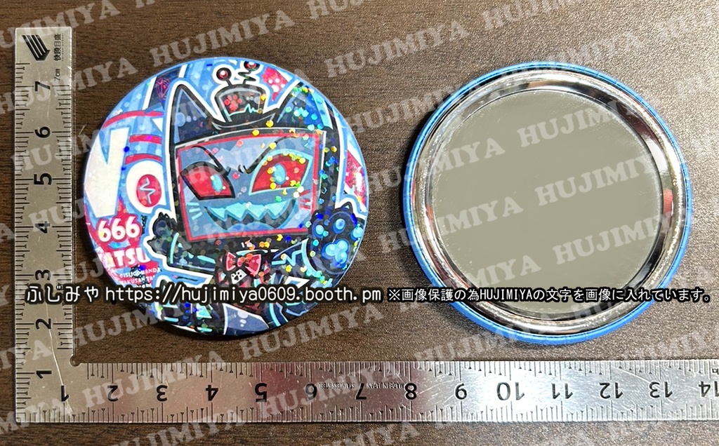 ハズビンホテル💗Hazbin Hotel💗ねこ缶ミラー