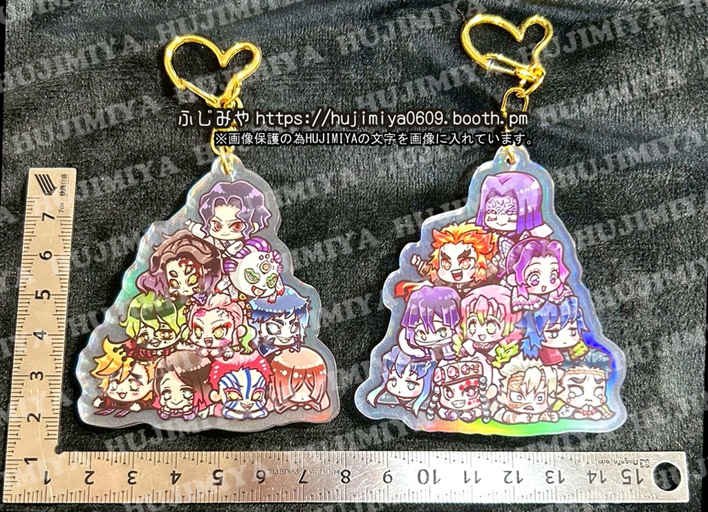 鬼滅の刃★オーロラアクリルキーホルダー★②