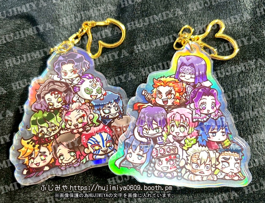 鬼滅の刃★オーロラアクリルキーホルダー★②