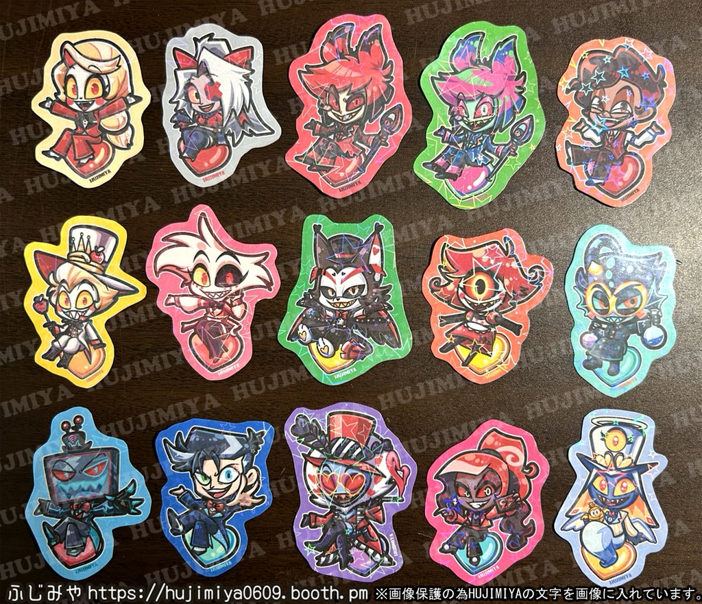 ハズビンホテル💗Hazbin Hotel💗ホログラムシール⑤