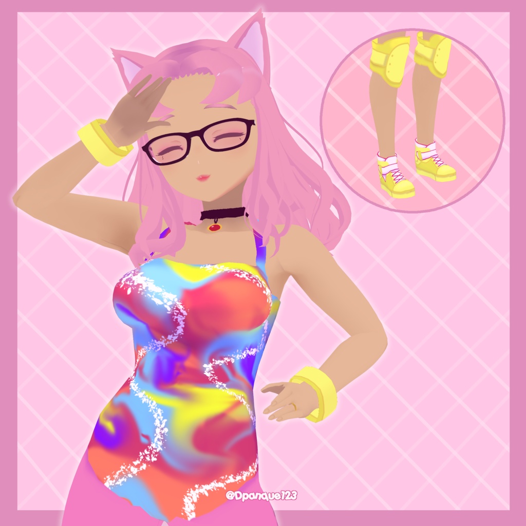 【Vroid】 barbie skating outfit ✨💖