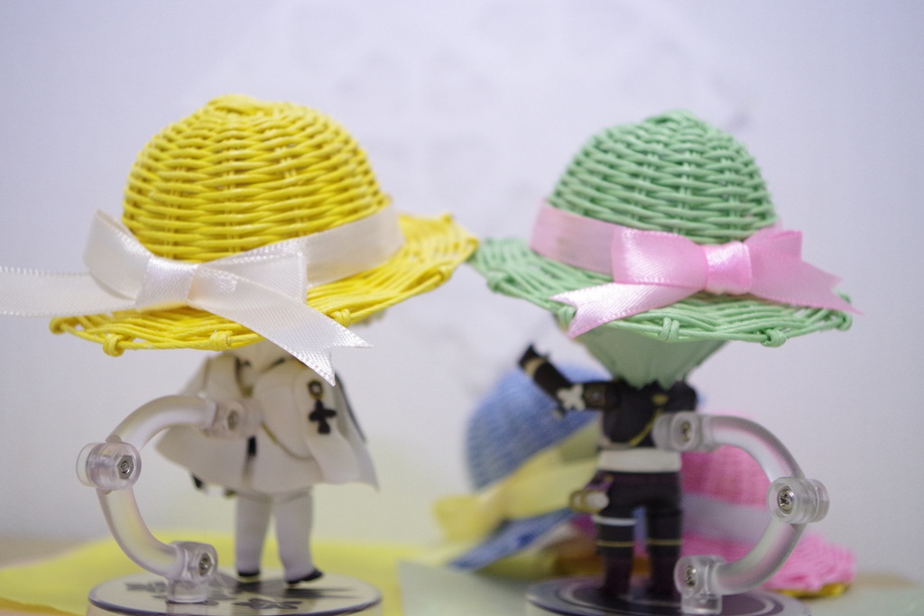 ねんどいど用麦わら帽子(2サイズ展開)ゆ