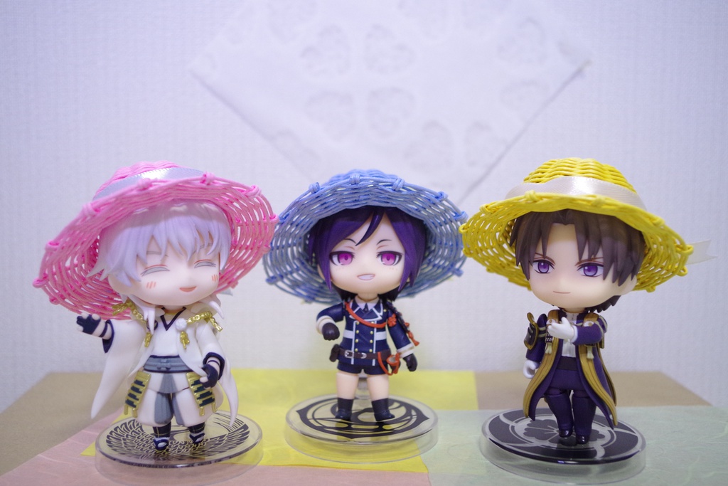 ねんどいど用麦わら帽子(2サイズ展開)ゆ