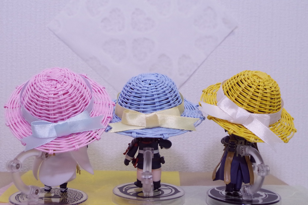 ねんどいど用麦わら帽子(2サイズ展開)ゆ