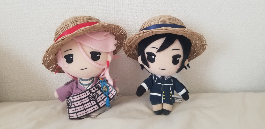 ぬいっこ用麦わら帽子(茶色)