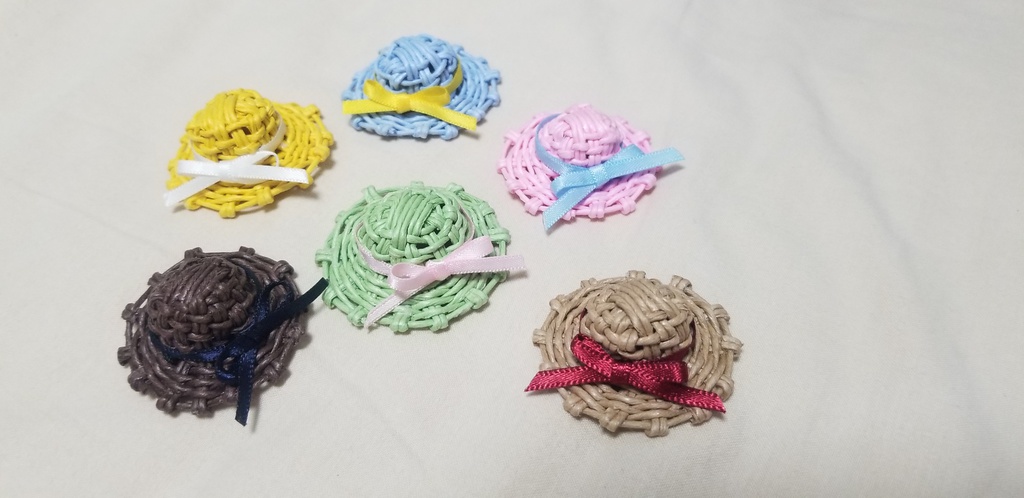 もちマス用麦わら帽子