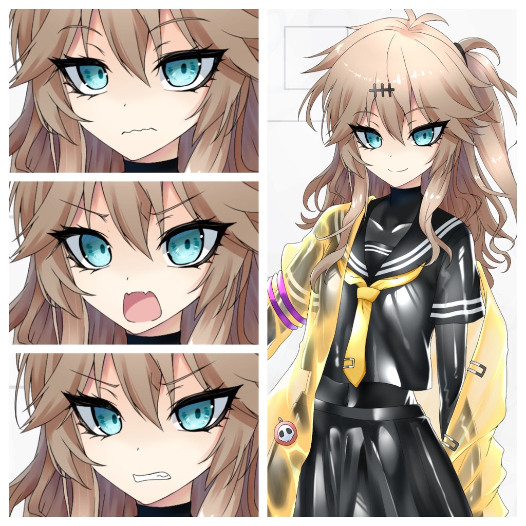 ラバースーツの春日部つむぎ / 立ち絵素材・Ver.1(山下和真 EDITION)