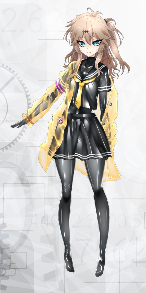 ラバースーツの春日部つむぎ / 立ち絵素材・Ver.1(山下和真 EDITION)