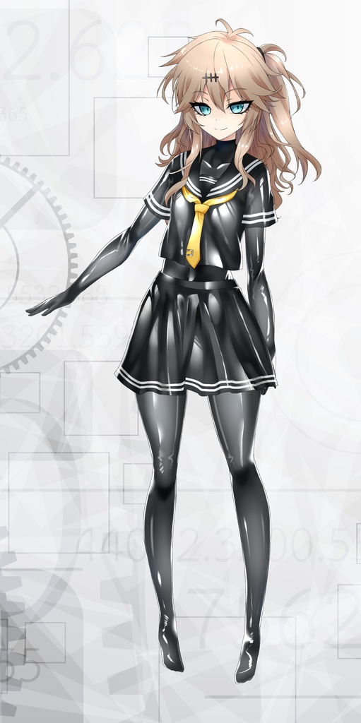 ラバースーツの春日部つむぎ / 立ち絵素材・Ver.1(山下和真 EDITION)