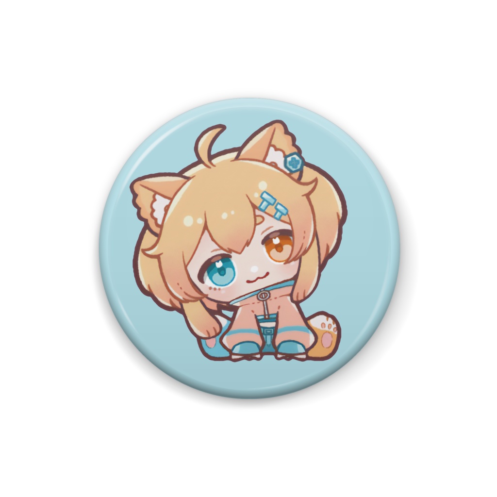 【しっぽゆるみ🐱】ちょこんとバッジ