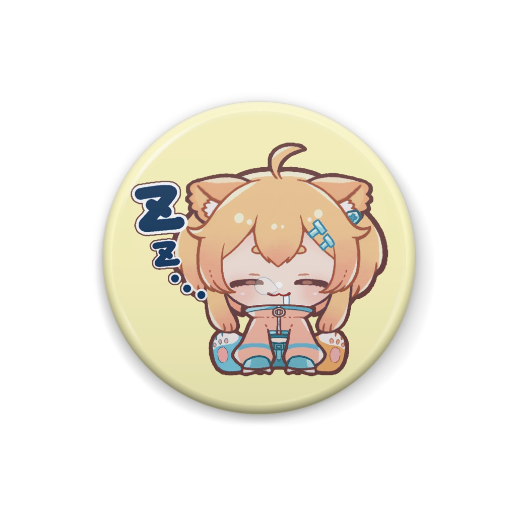 【しっぽゆるみ🐱】ちょこんとバッジ