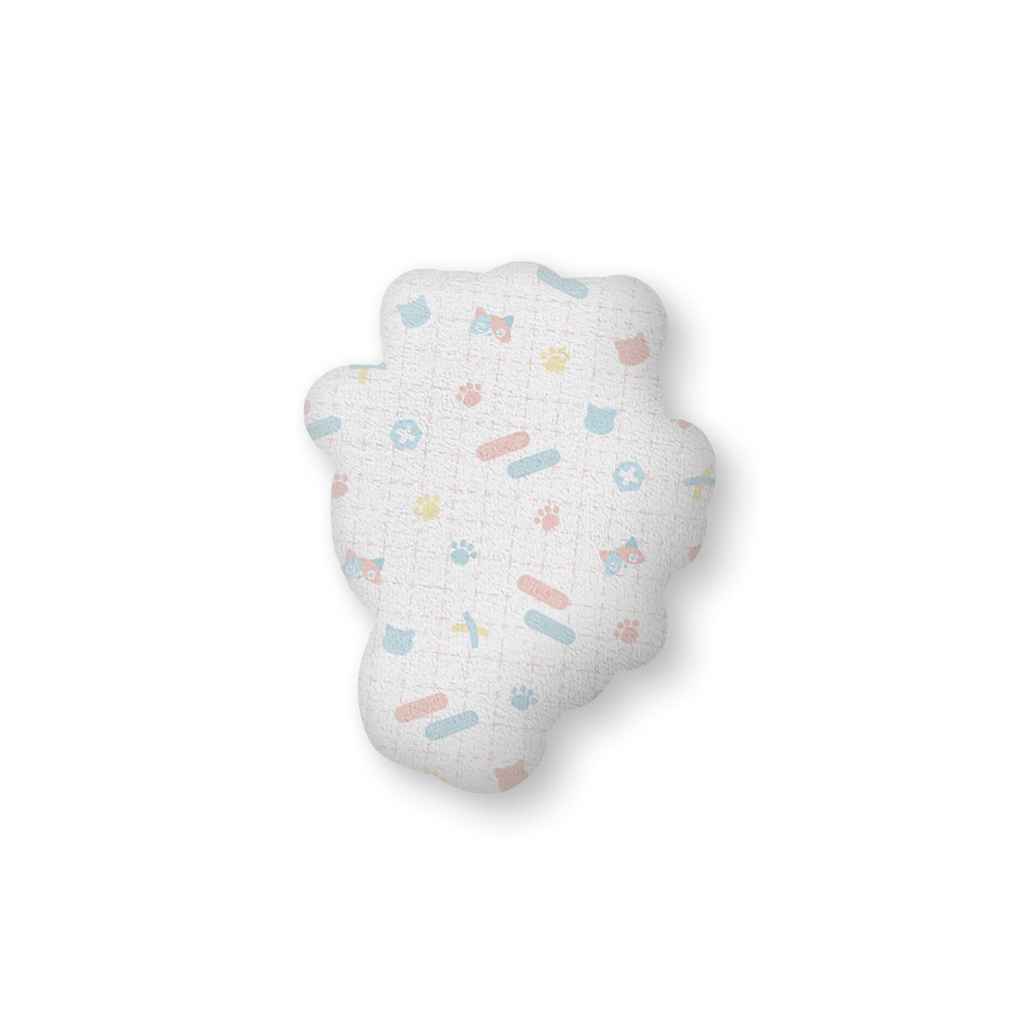 【しっぽゆるみ🐱】ふわふわぬいぐるみクッション(中)