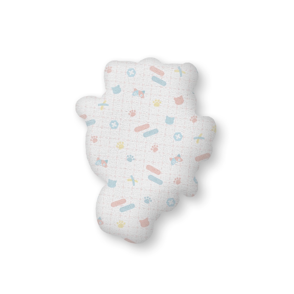 【しっぽゆるみ🐱】ふわふわぬいぐるみクッション(大)