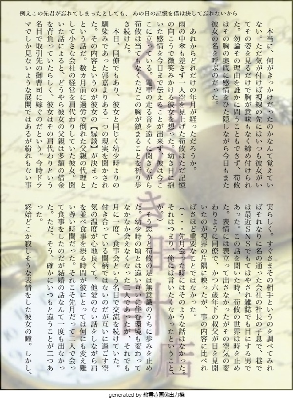 【安心BOOTHパック】くすのき時計店