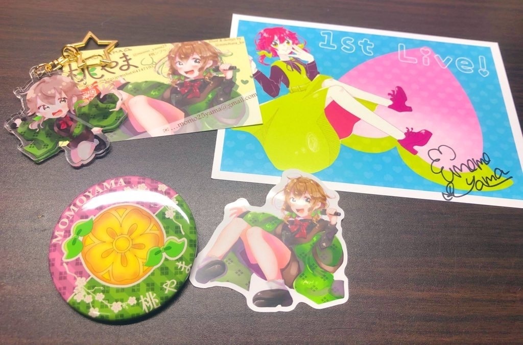 桃やまグッズAll Set