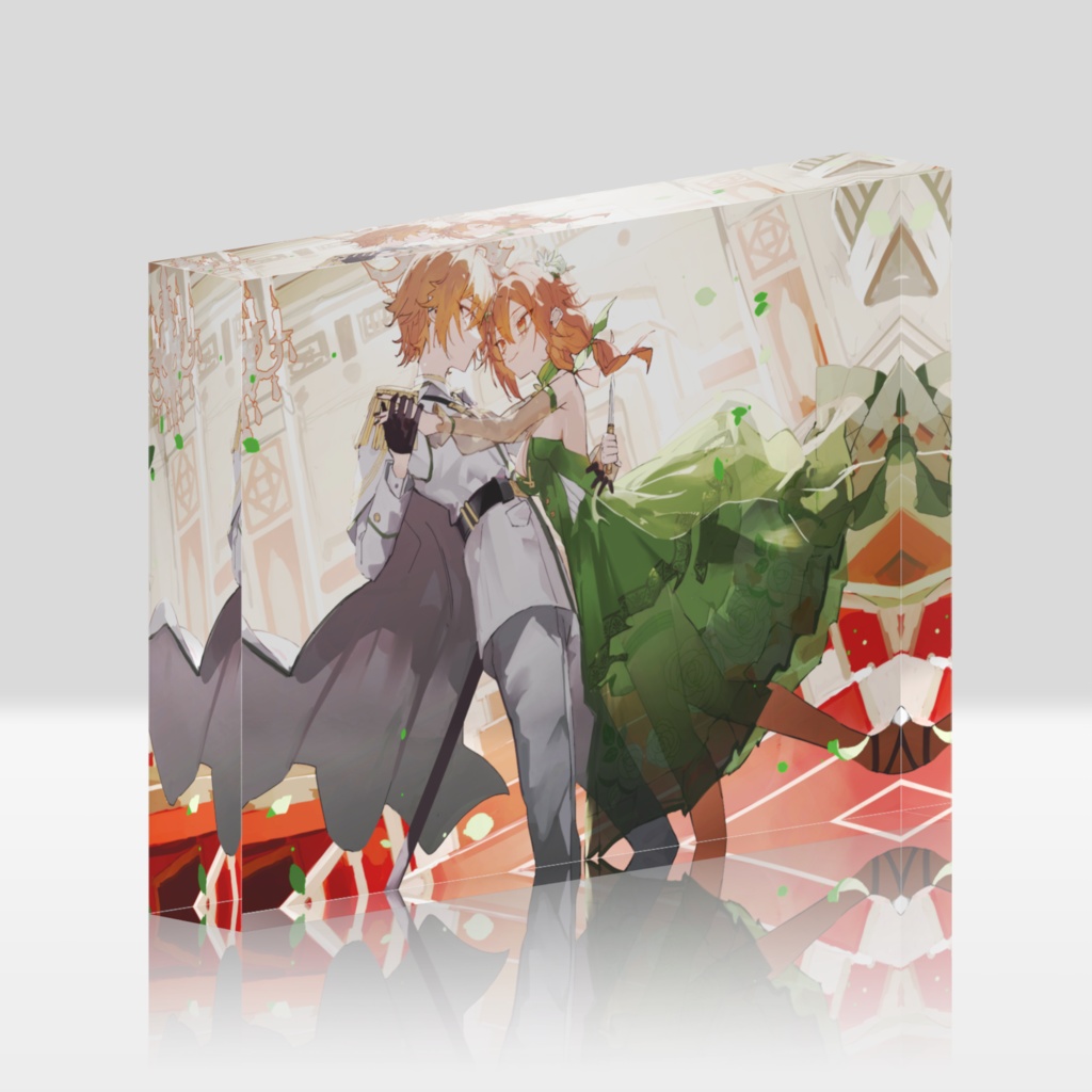 誕生日記念 アクリルブロック