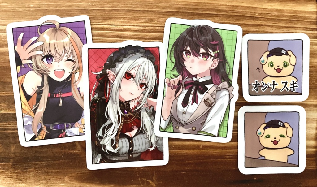 エイプリルフール女体化ステッカーセット