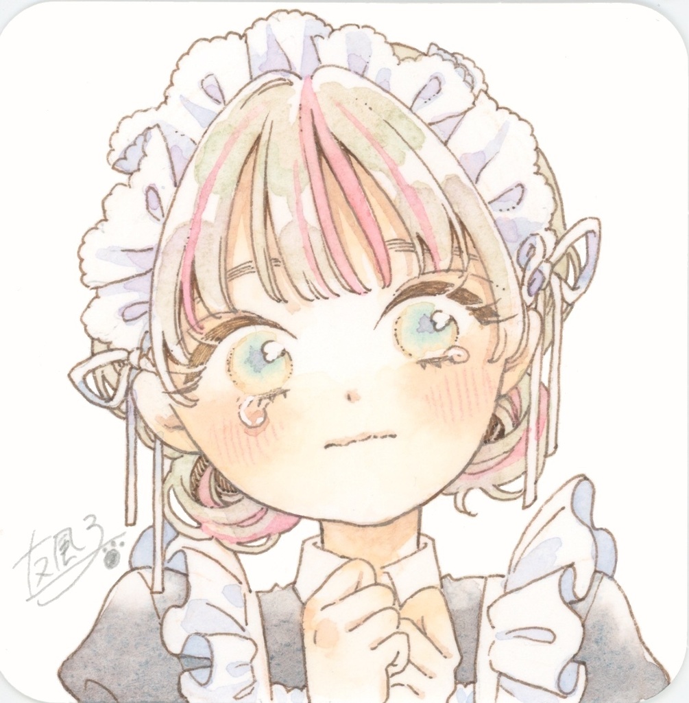 原画「泣き虫メイド」