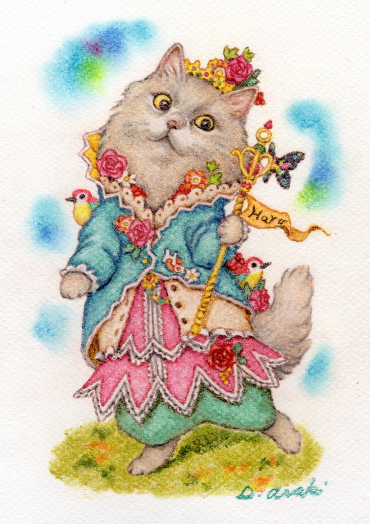 【額縁無し】ペットのパステル肖像画(A5サイズ:210×148mm)