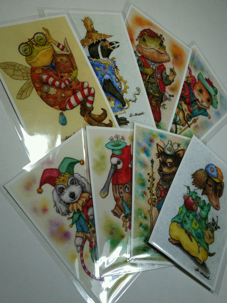 裏地球キャラクターポストカード ５枚選べるセット D Araki Booth