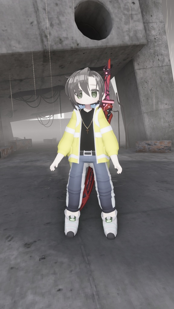 MAでポン着せ☆ きぷふぇる対応 エッジの向こう側に行った人が着てたかもしれないお洋服 武器付き!