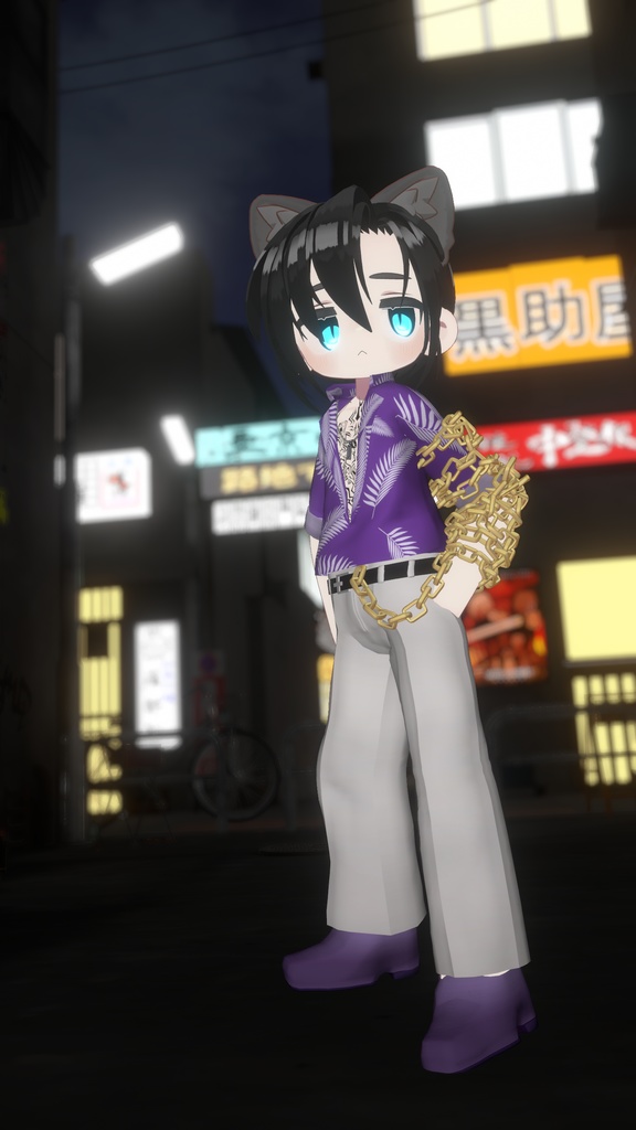 MAポンッッッ!!着せ!中指の人なりきりセット【MAME Brother Vengeance】 キプフェル用 まめフレンズセミ対応