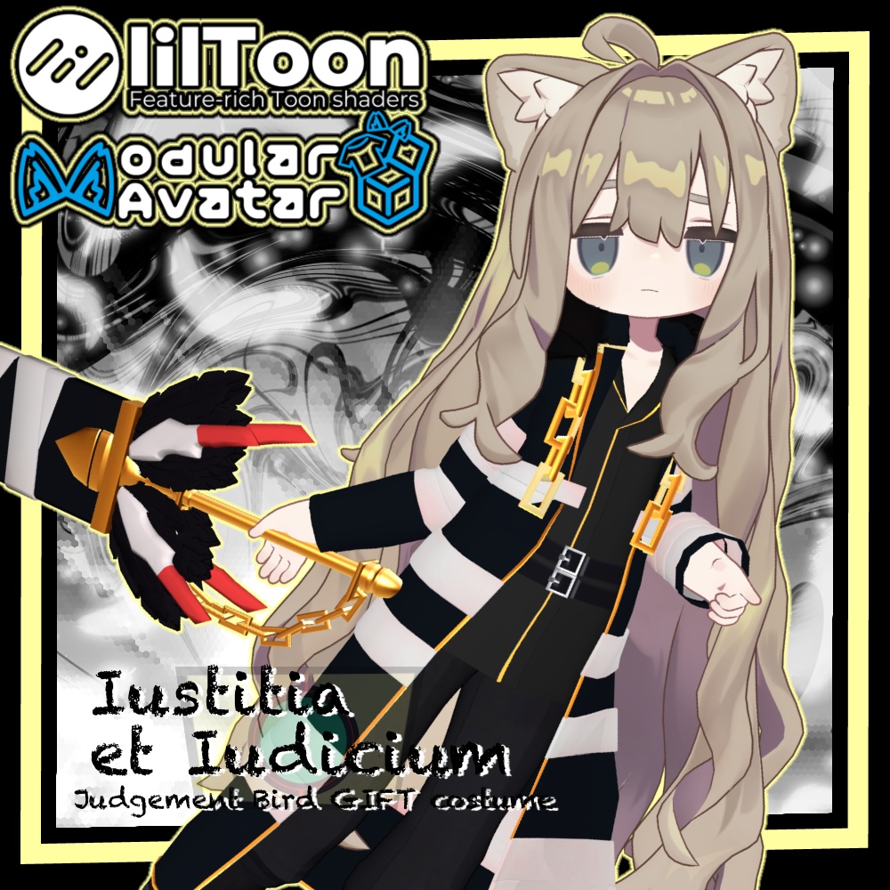 MAぽん着せ! 審判鳥EGOギフト セット【Iustitia et Iudicium 】キプフェル用 まめフレンズセミ対応