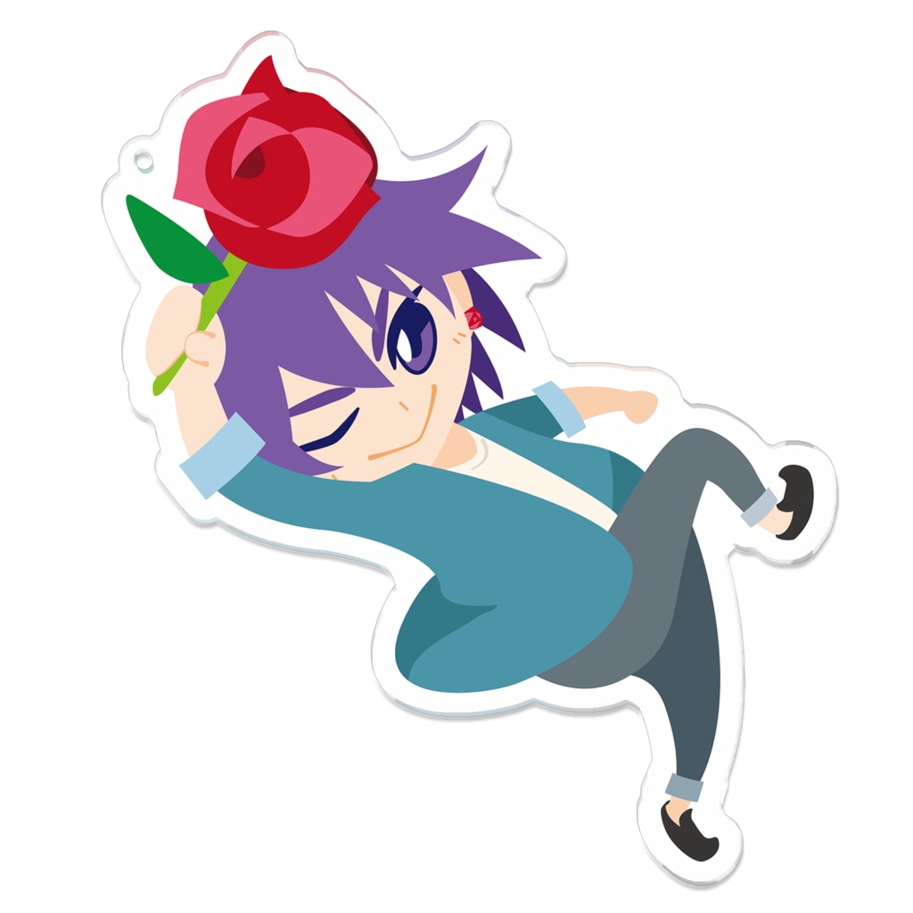 みぉんくんアクキー(ひと)