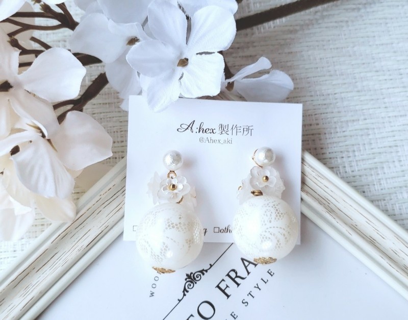 【展示】調香師 今宵こそイメージピアス・イヤリング【次回頒布予定】