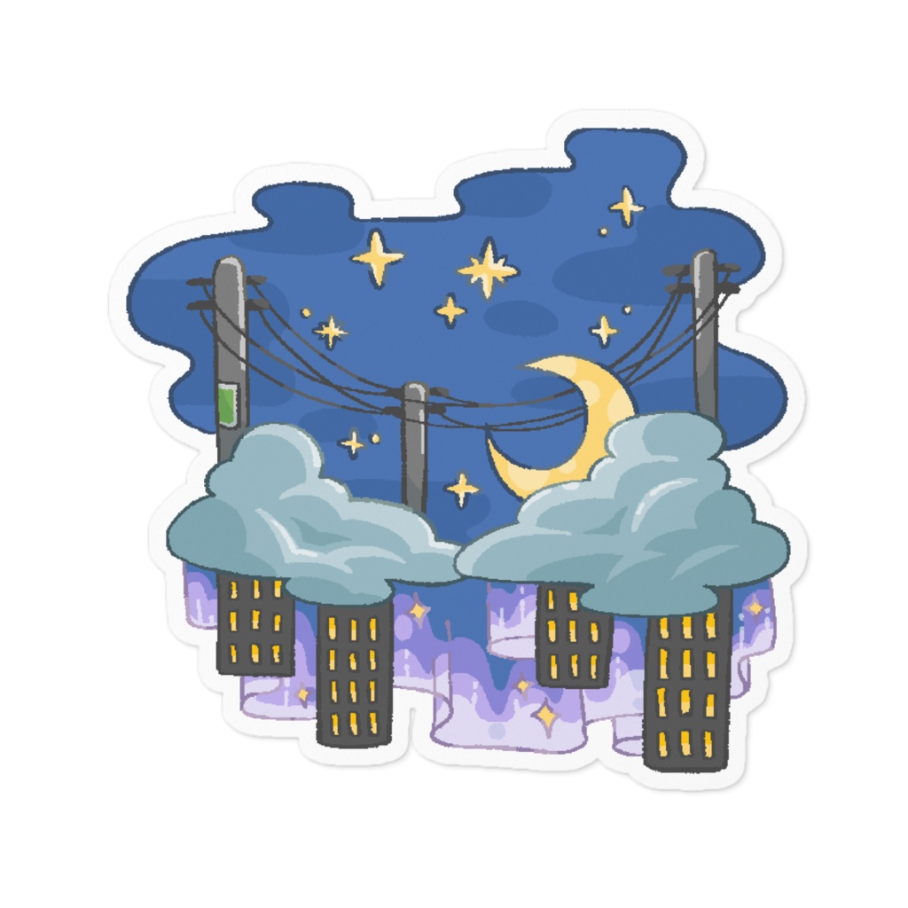 夜のシール