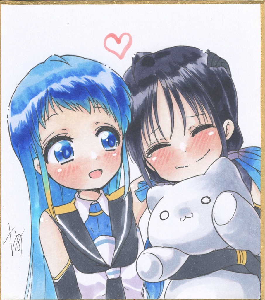 さみすずミニ色紙