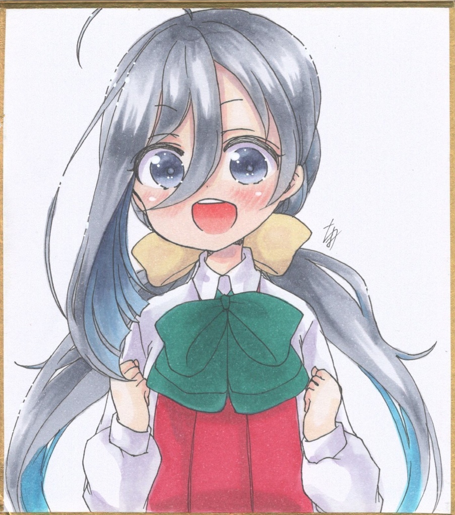 艦これ清霜ミニ色紙 ちまめーちょ Booth
