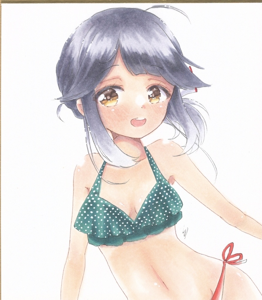 艦これ 早波 ミニ色紙 ちまめーちょ Booth