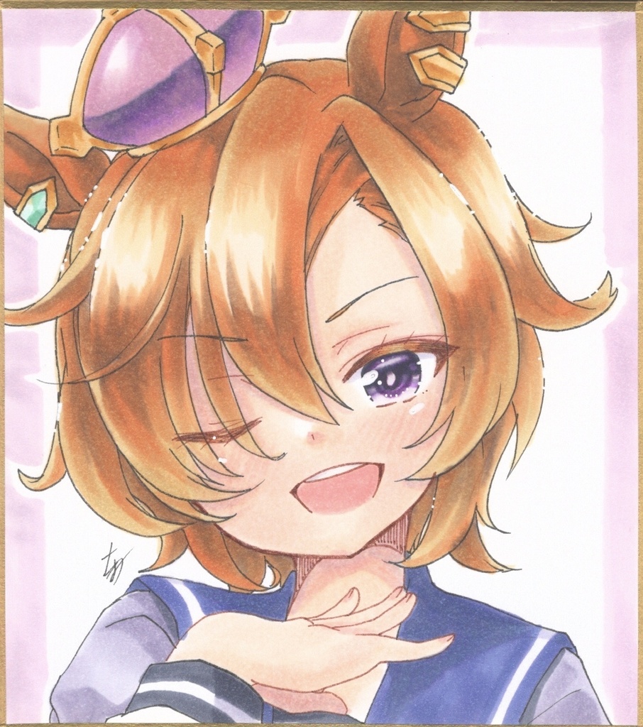 ウマ娘 テイエムオペラオー ミニ色紙 ちまめーちょ Booth