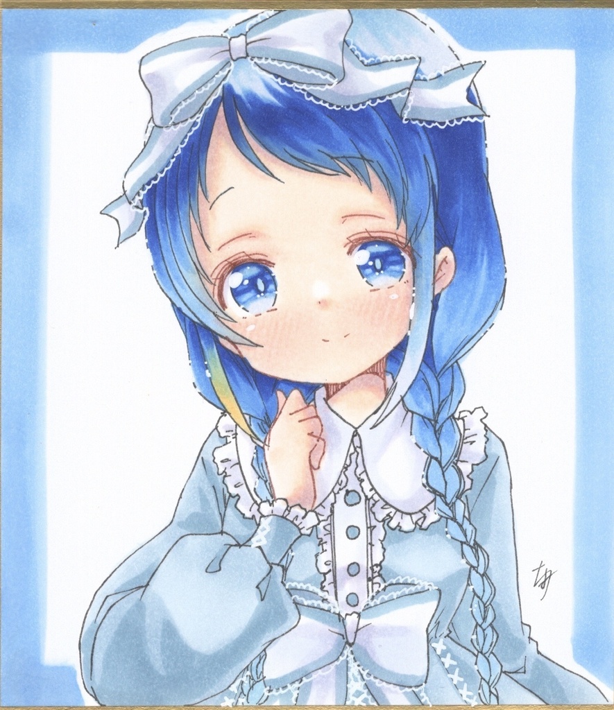 艦これ 五月雨 ミニ色紙