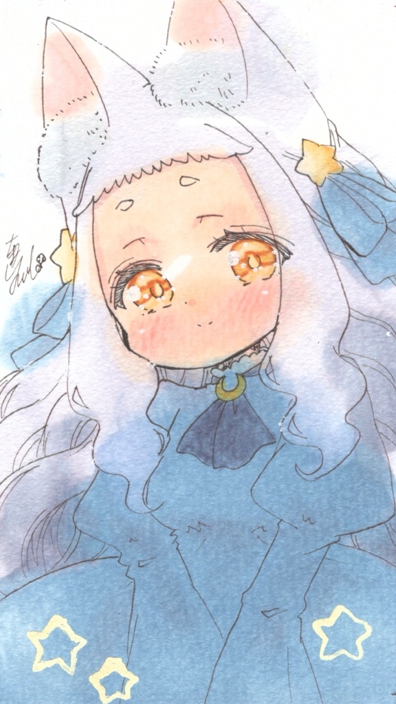 うちの子 雪叶ユキ コピック 1日1絵ちま