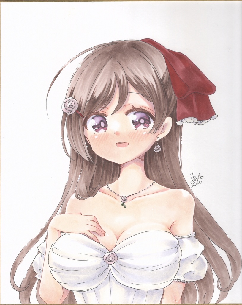 艦これ 間宮 コピック大色紙
